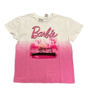 Barbie Women's Classic Stitched Logo Short Sleeve Graphic T shirt